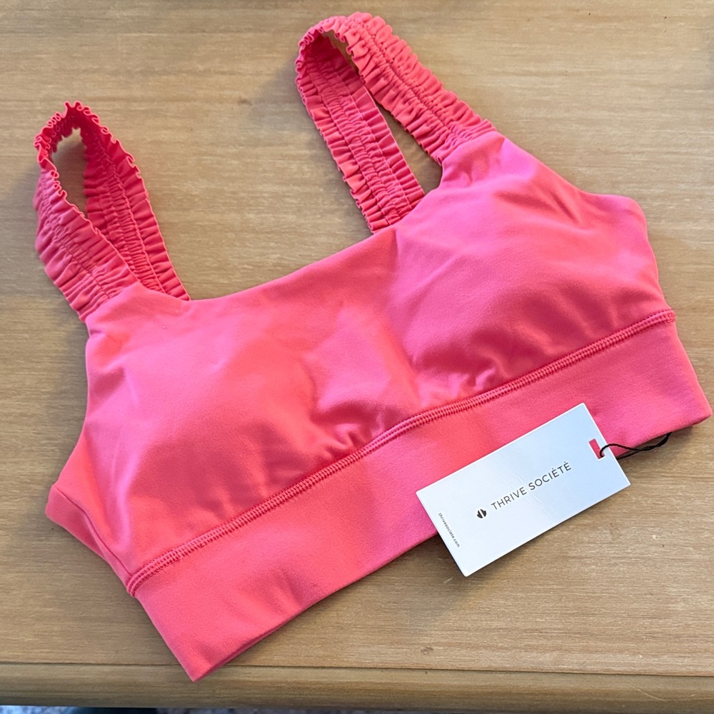 Thrive Societe Pink Sports Bra